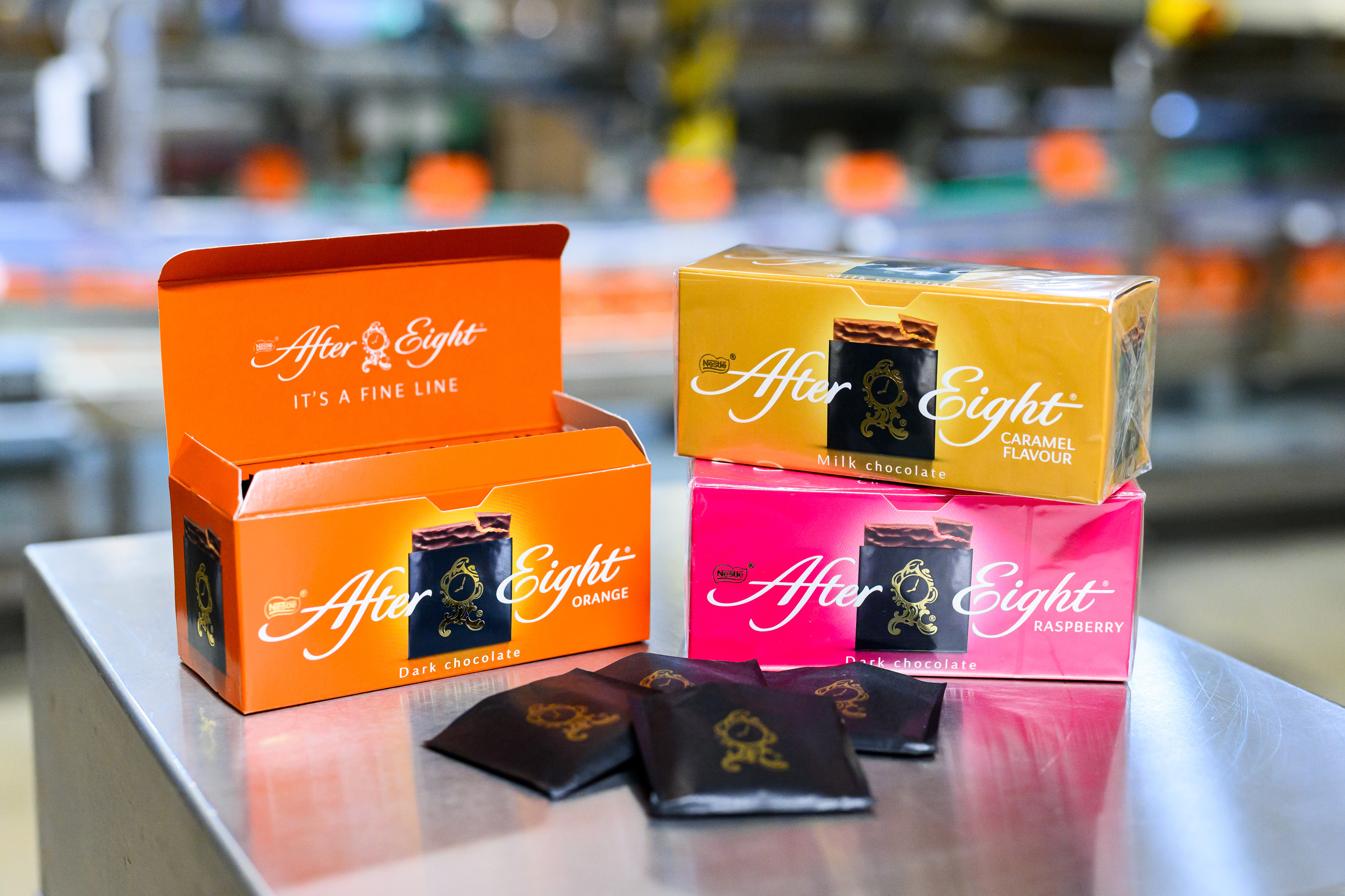Nestlé Chocoladenwerk Hamburg mit neuen Sorten AFTER EIGHT