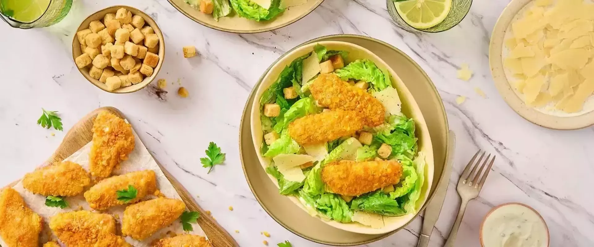 leckeres Essen auf dem Tisch