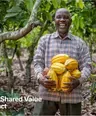 man holding cacao