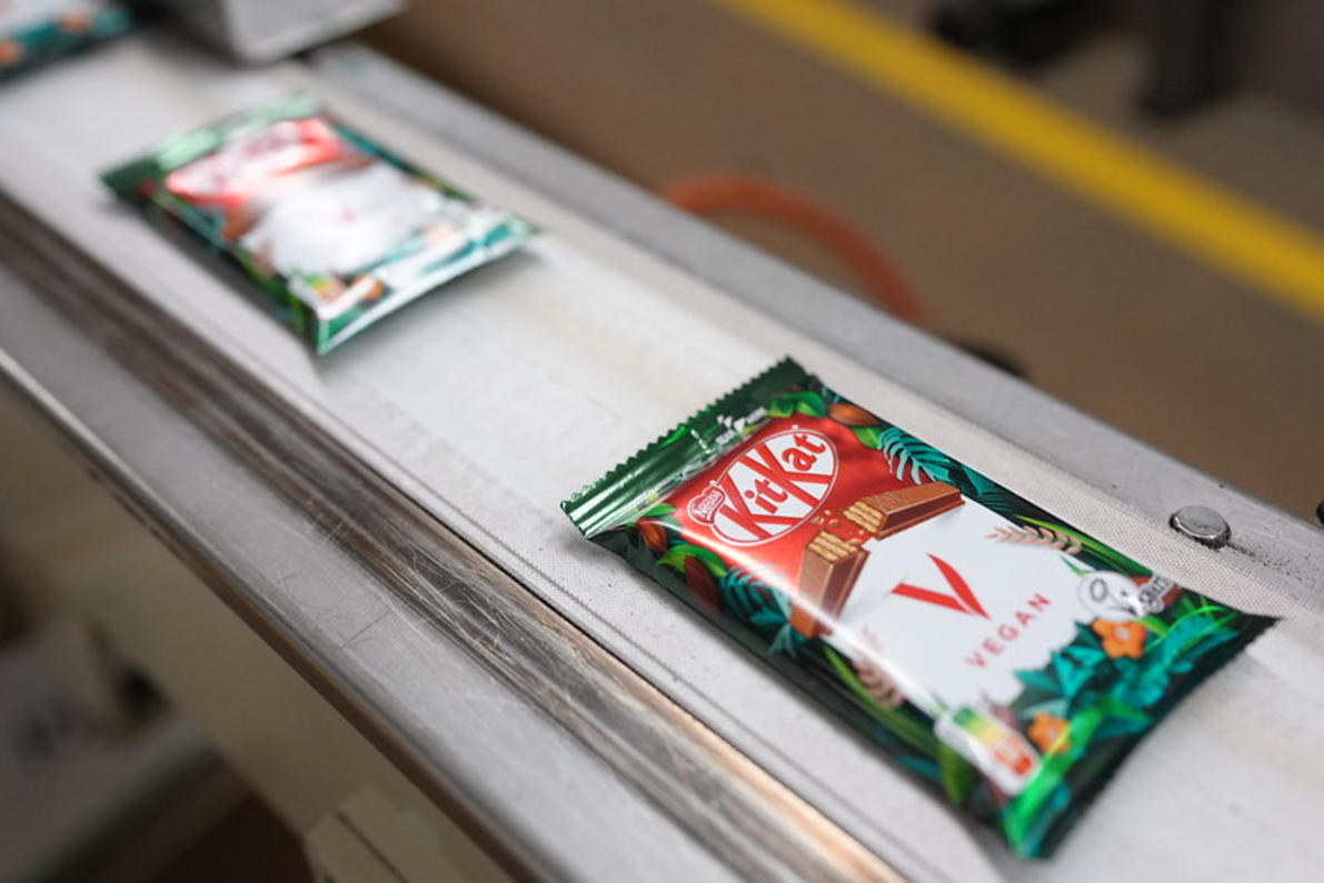 Produktion KitKat vegan
