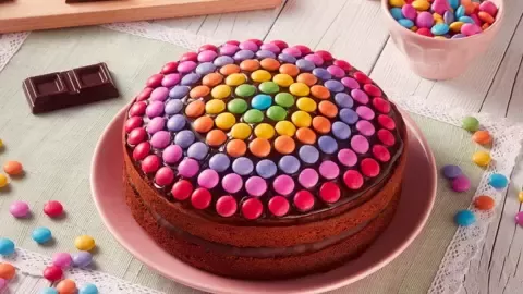 Smarties Kuchen