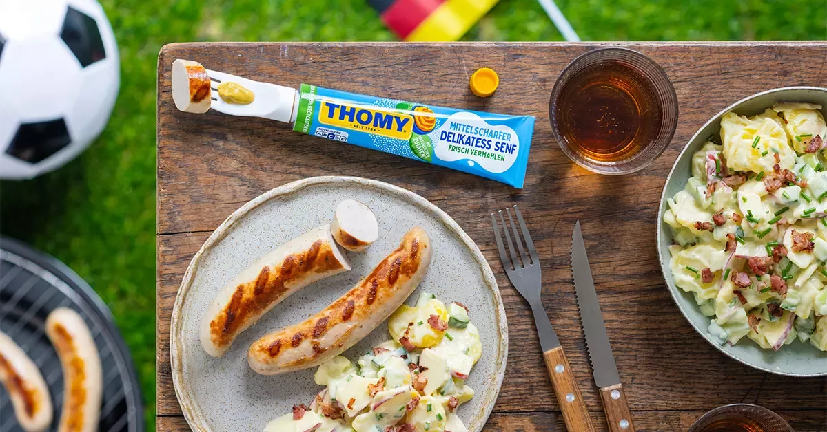 Thomy Bratwurst mit Saurk