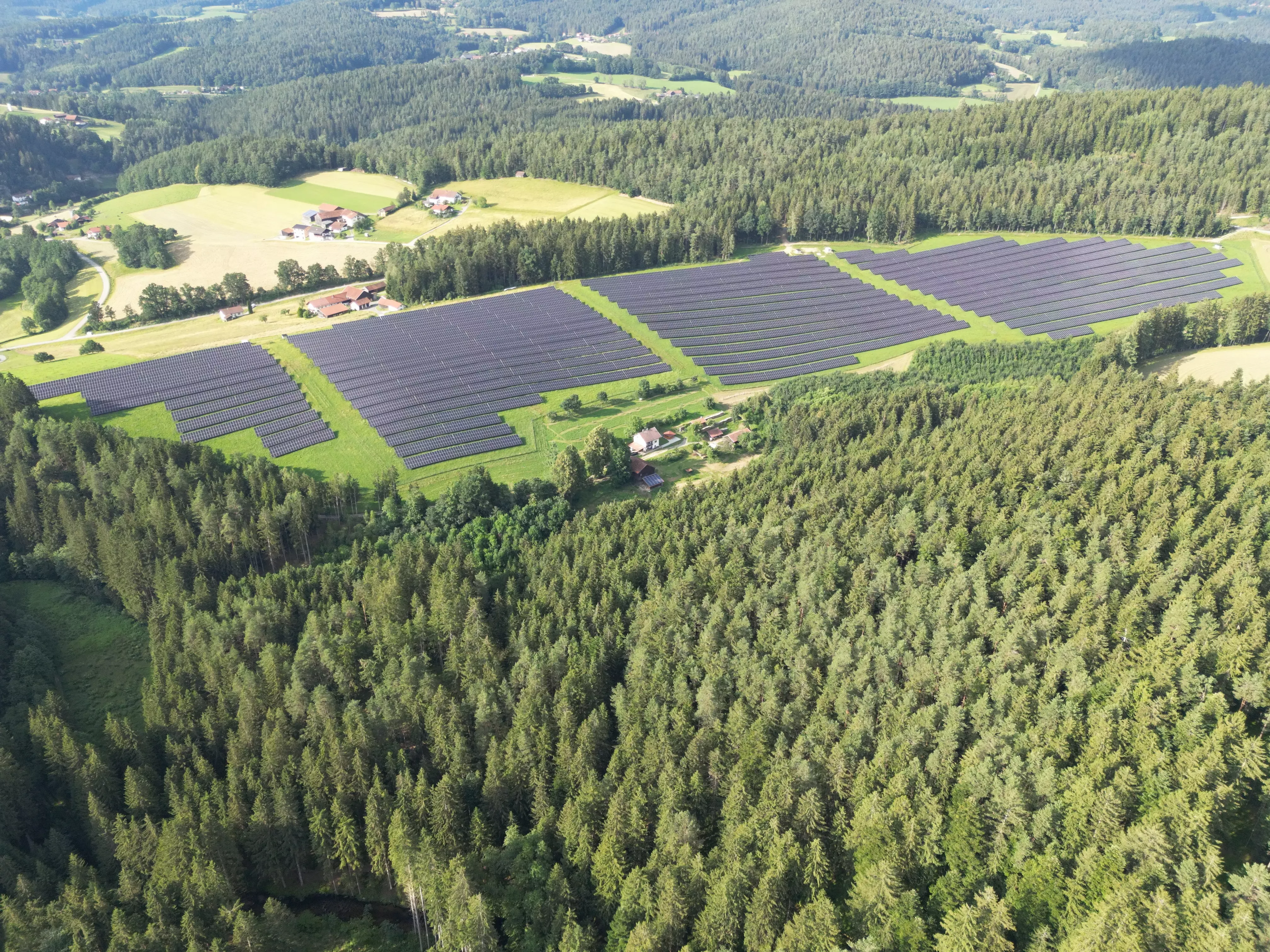 Solarpark Pignet in der Nähe von Viechtach (D)