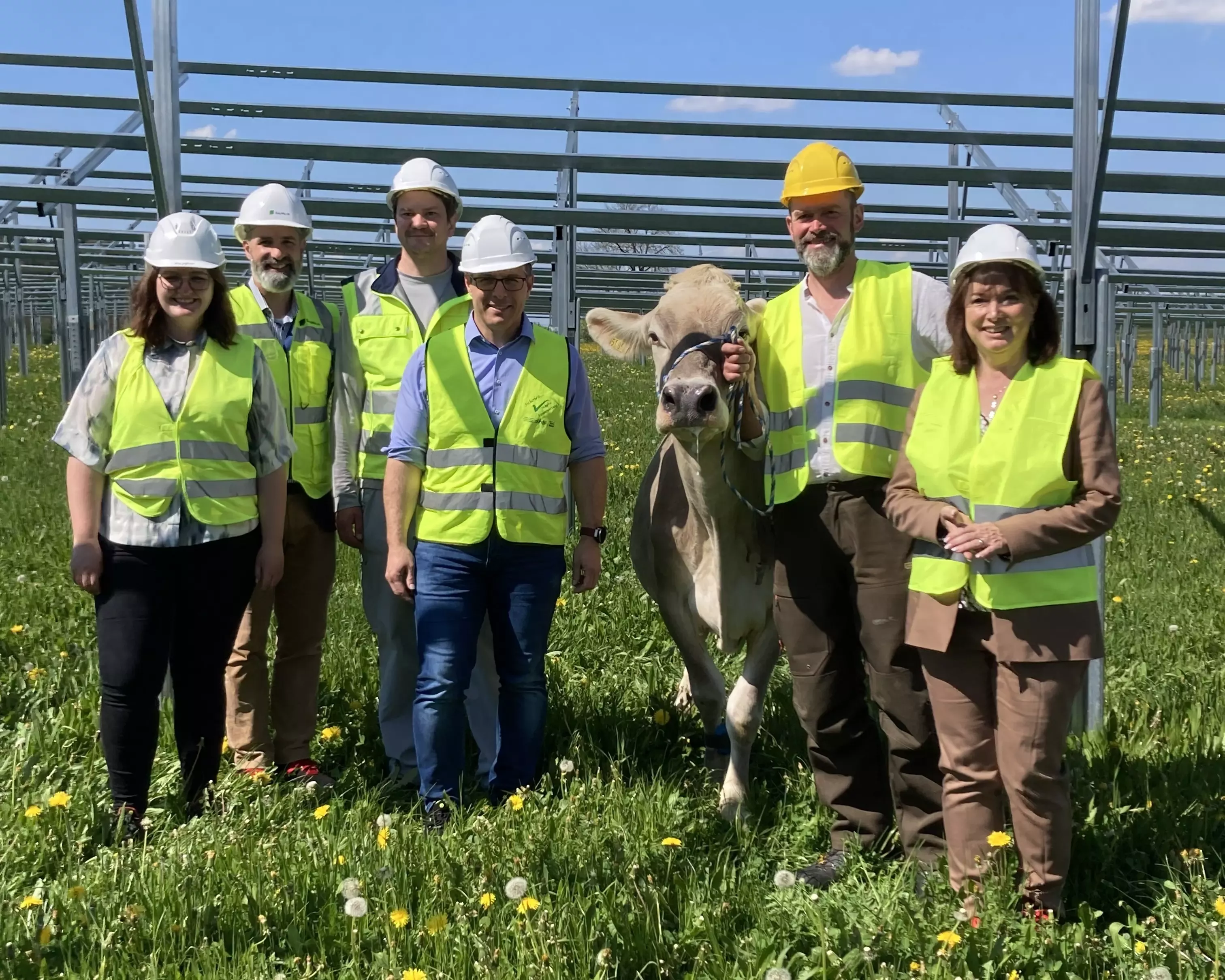 Gruppenfoto Agri-PV Nestlé