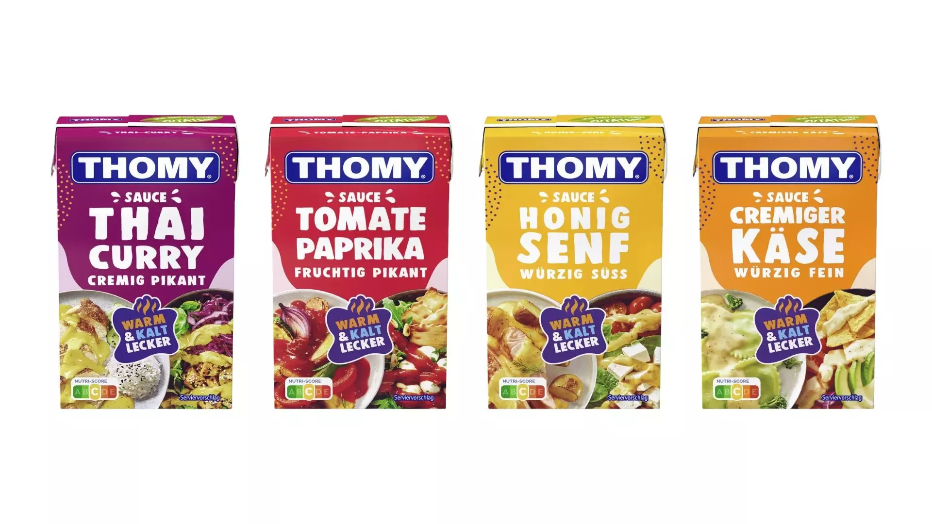 THOMY's neue Saucen alle Sorten