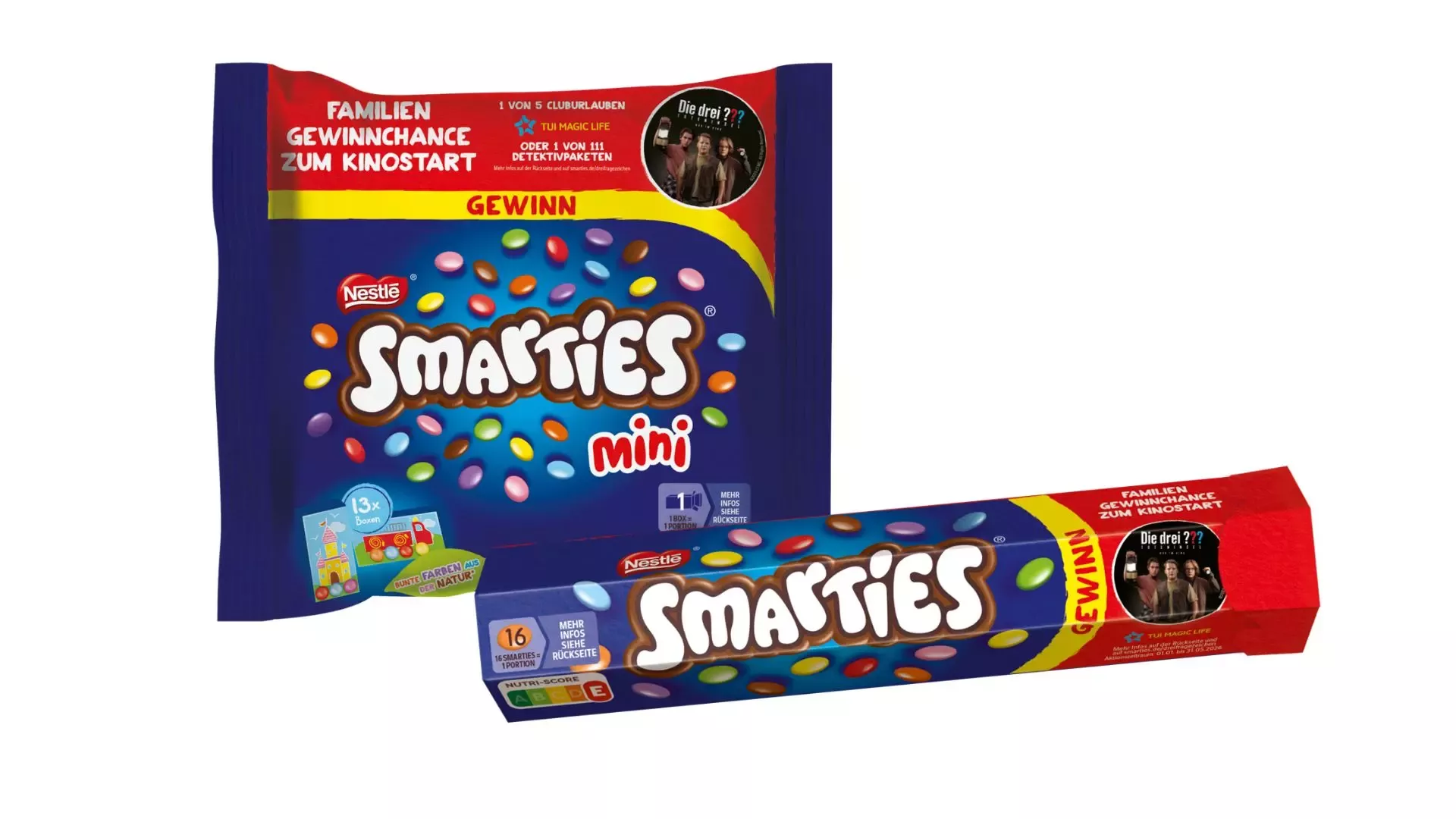 zwei SMARTIES Aktionspackungen