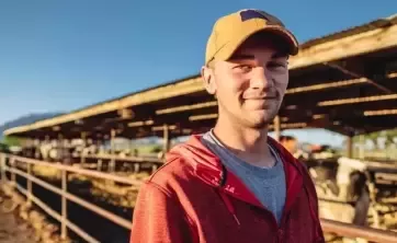 Junger Landwirt