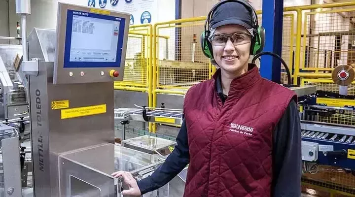 Arbeiter in der Fabrik