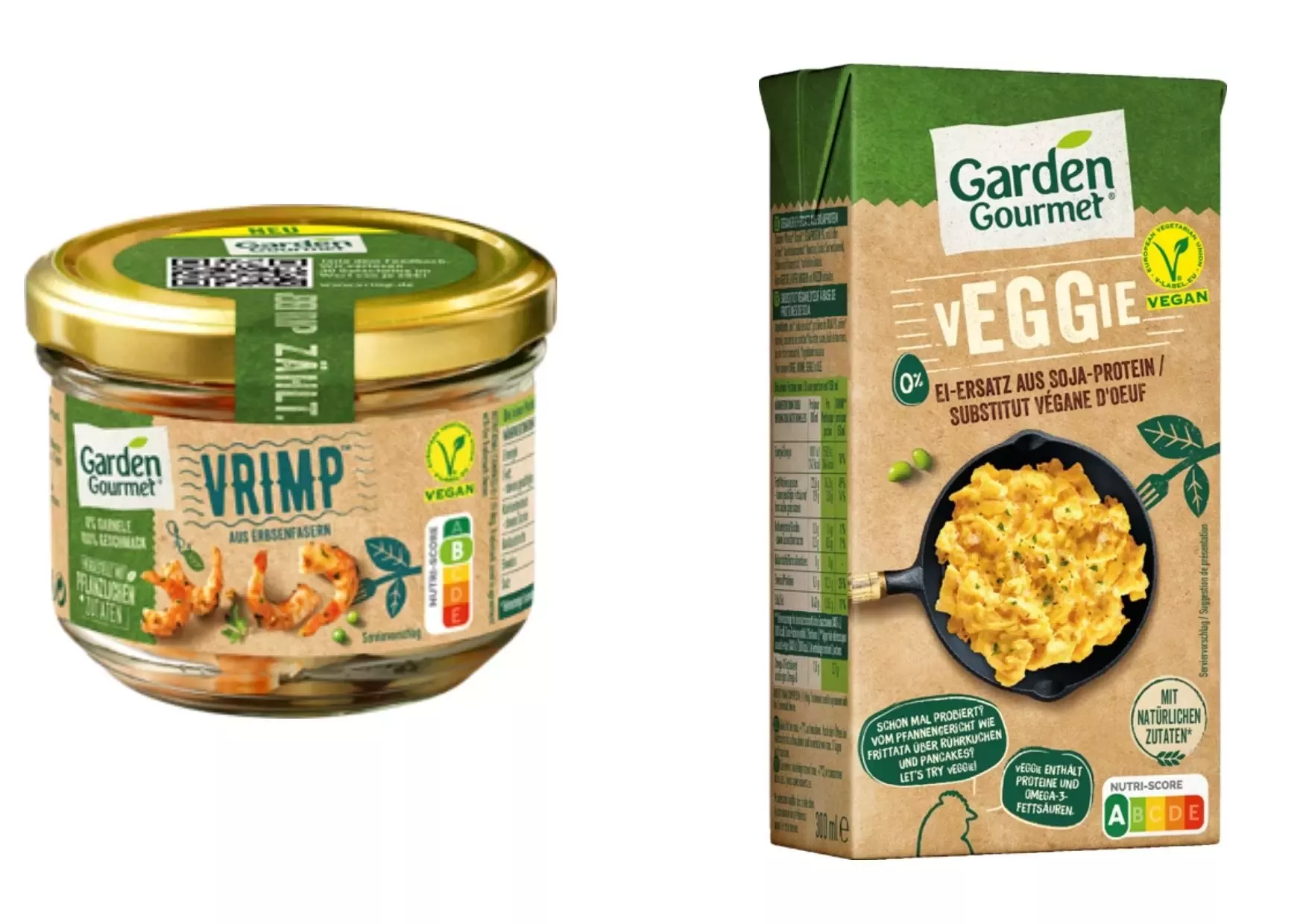 Vrimps und vEGGie Packshots