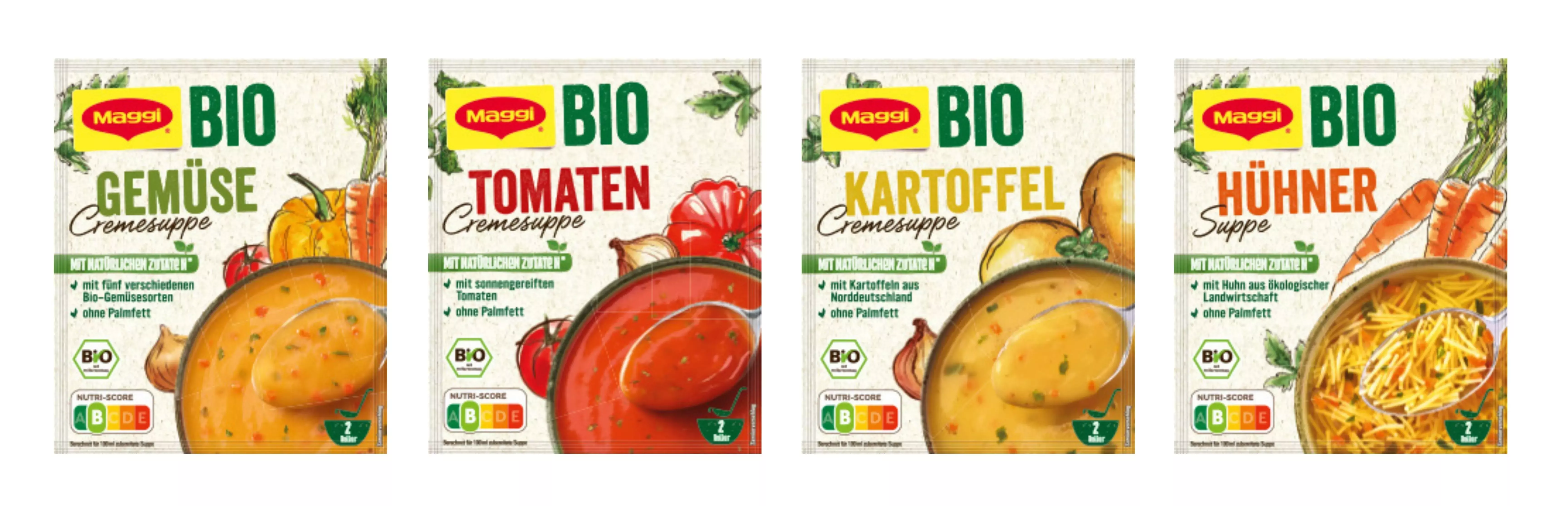 Maggi neue Bio-Suppen