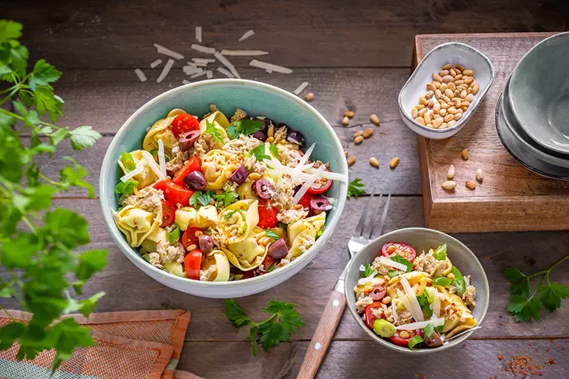 Thun Visch Tortellini Salat