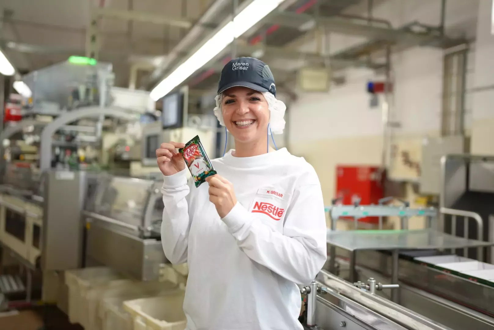 Maren Grisar, Produktionsleiterin KitKat im Nestlé Chocoladen-Werk in Hamburg / Copyright: Nestlé